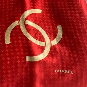 Chanel silk twill scarf